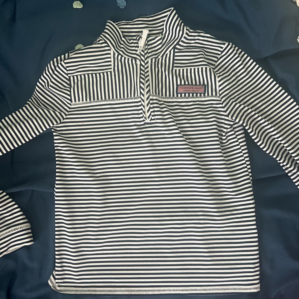 Vineyard Vines Girls Shep Shirt 3/4 zip